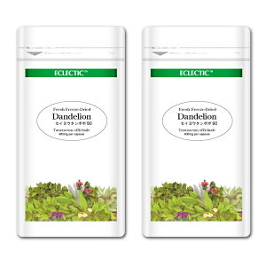 【15%P還元】 セイヨウタンポポ ダンデライオン FFD 400mg 90カプセル Ecoパック 2個セット ペット用ハーブサプリメント ECLECTIC for Pets エクレクティック