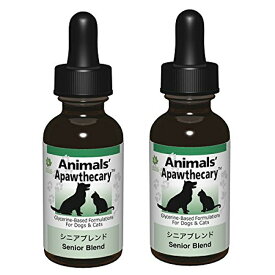 【15％P還元】 シニアブレンド 1オンス 29.5ml 2個セット Animals' Apawthecary アニマルズアパスキャリー ペット用ハーブサプリメント