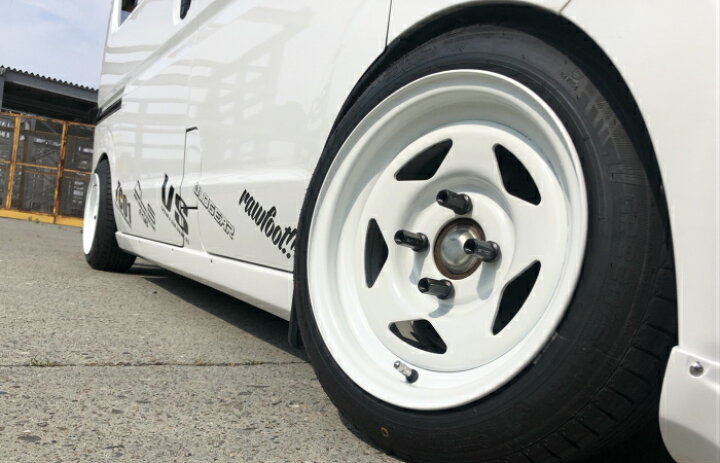 楽天市場】TC01 白 13inch 7.0j 4穴 PCD100 ※ホイール 2本 テッチン 鉄 