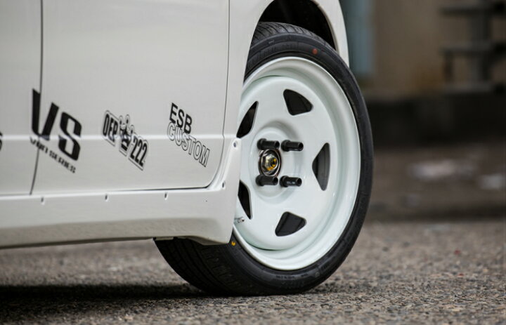 楽天市場】TC01 白 15inch 6.0j+30 4穴 PCD100 ※ホイール 2本 テッチン 