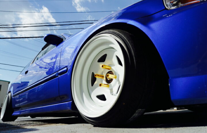 楽天市場】TC01 白 15inch 8.0j 4穴 PCD100 ※ホイール 2本 テッチン 鉄 