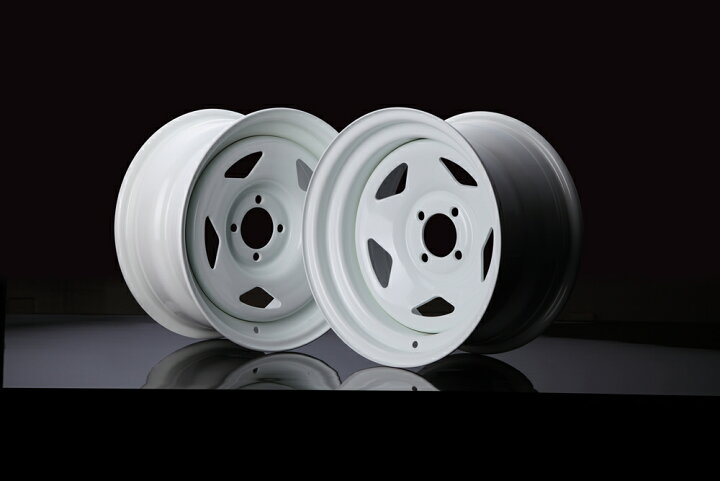 楽天市場】TC01 白 14inch 5.0j +43 4穴 PCD100 ※ホイール 2本 