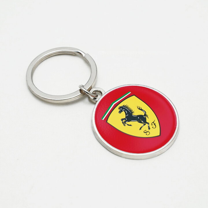 楽天市場】フェラーリ Ferrari SF FWラウンデルキーホルダー 