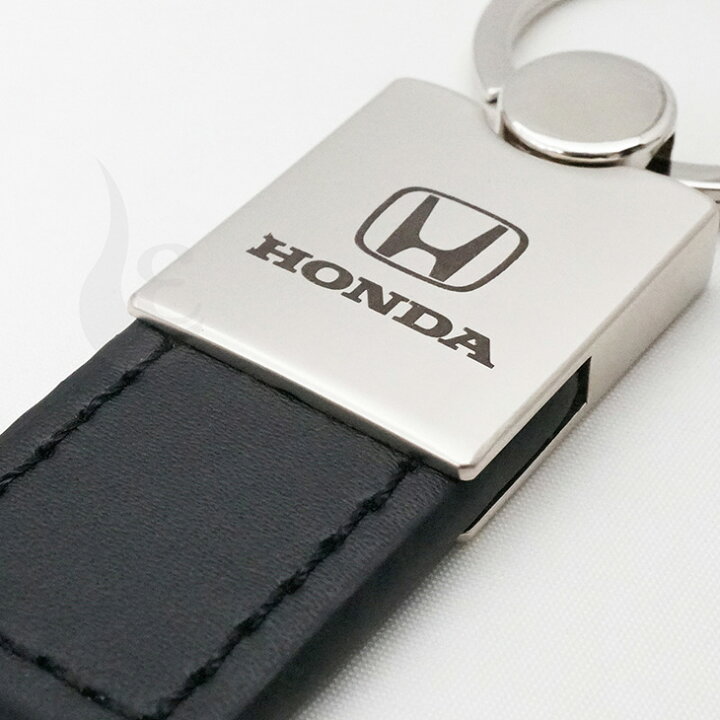 楽天市場】ホンダ HONDA Duoレザークローム キーホルダー／ブラック 