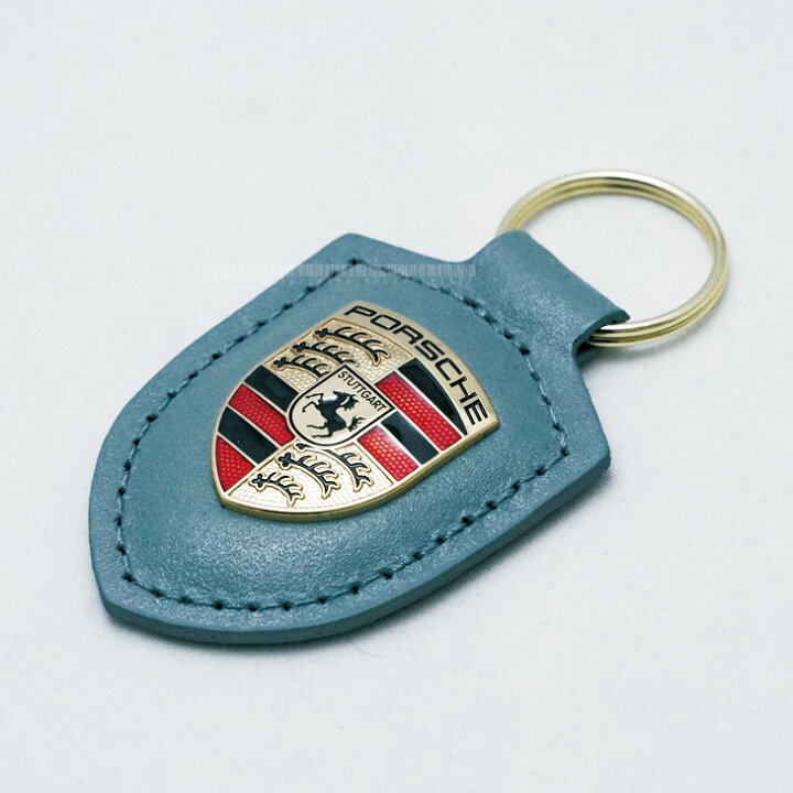 楽天市場】Porsche ポルシェ クレストキーホルダー シエードグリーン  