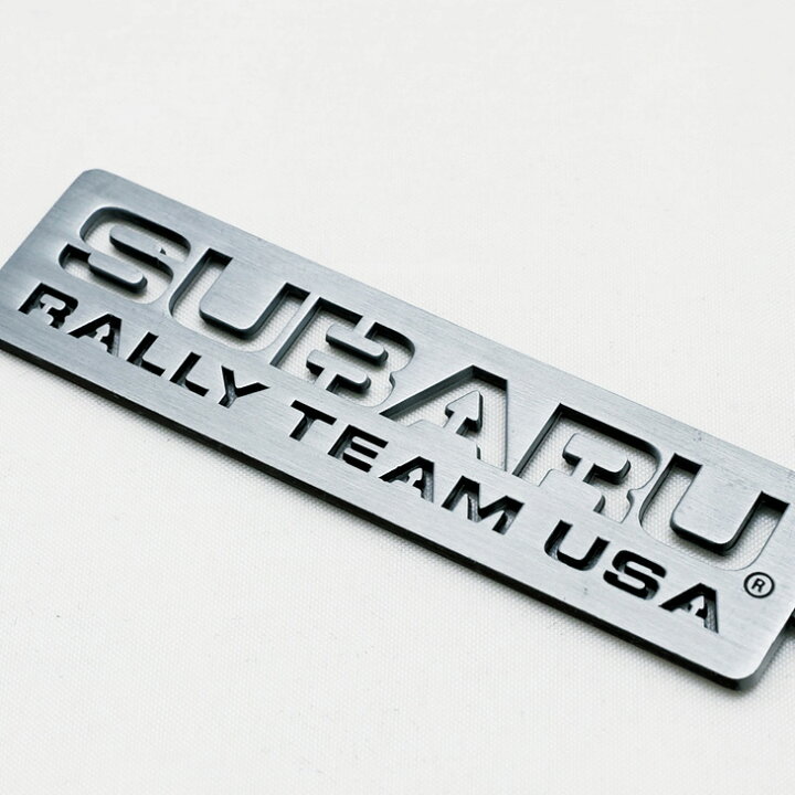 楽天市場】スバル SUBARU RALLY TEAM USA シルバー ダイカットMAT 