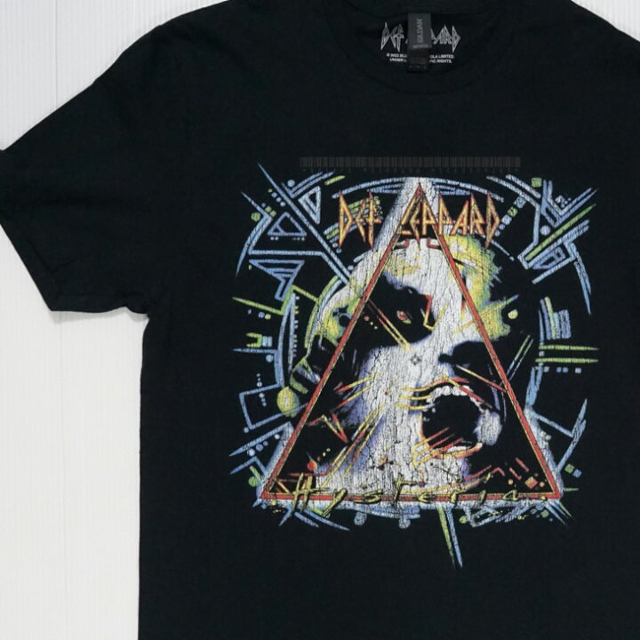 楽天市場】DEF LEPPARD デフレパード HYSTERIA Tシャツ／ ブラック XL 