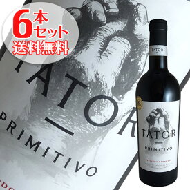 【送料無料】6本セット タトール プリミティーヴォ デル サレント[2021]ポッジョ レ ヴォルピ（赤ワイン イタリア）