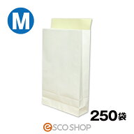 【あす楽】宅配袋 梱包袋 中 Mサイズ 250枚 白色 テープ付き 250袋 B4 縦420*横260*マチ80mm晒片艶 日本…