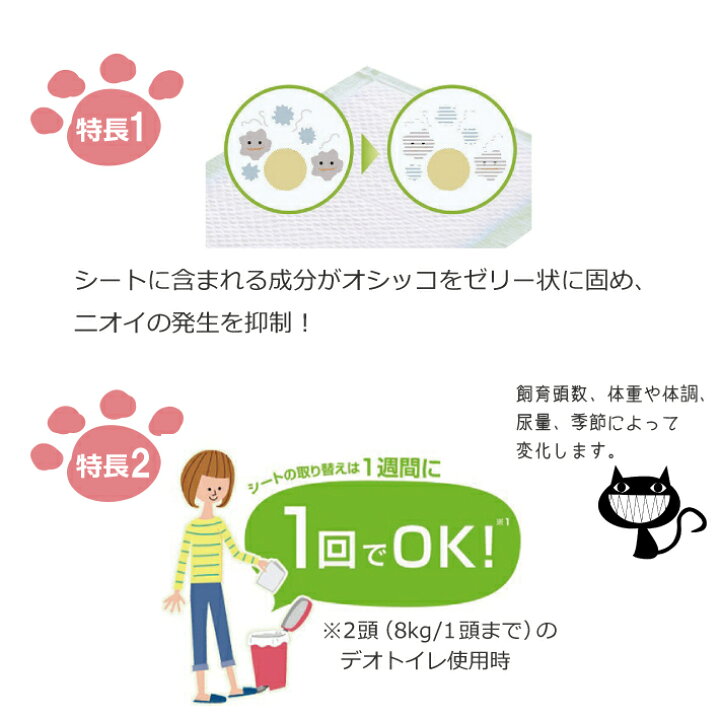 楽天市場】デオトイレ 複数ねこ用 1週間消臭・抗菌シート 8枚入 ユニ・チャーム ユニ・チャームペット 取替 猫砂 猫用 : ESCO SHOP 楽天市場】デオトイレ 複数ねこ用 1週間消臭・抗菌シート 8枚入 ユニ・チャーム ユニ・チャームペット 取替 猫砂 猫用 : ESCO SHOP