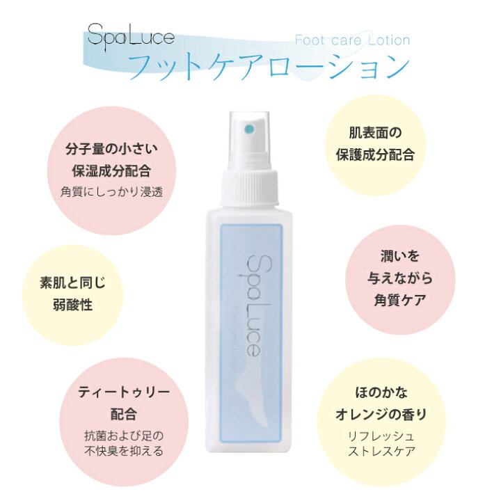 楽天市場】【あす楽】(3本セット)SpaLuce スパルーチェ フットケア 