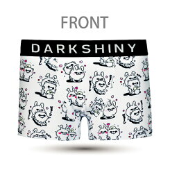 ダークシャイニーヨッシースタンプPATTERNEDALLOVERメンズ(YLMM29ボクサーパンツYOSISTAMPDARKSHINYイエローラベル下着)(代引不可)(メール便送料無料)