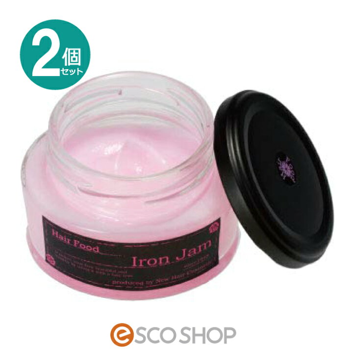 楽天市場 300円offクーポン 4 980円以上購入で あす楽 2個セット ヘアーフード アイロンジャム 100g アウトバストリートメント ヘアアイロン用 スタイリング剤 ダメージ補修 送料無料 Esco Shop