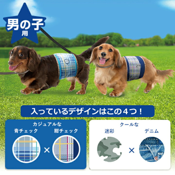 市場 クーポン有 368枚 マナーウェア 紺チェック 小型犬用 ポイント2倍 Sサイズ 青チェック 46枚 8袋 男の子用 おむつ 犬用