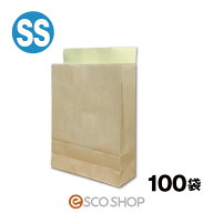 【あす楽】宅配袋 クラフト 特小 SSサイズ 100枚 茶色 テープ付き 100袋 A4 梱包袋 縦325*横220*マチ70mm…