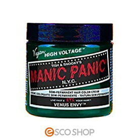 MANIC PANIC マニックパニック ヴィーナスエンヴィVenus Envy 緑 118ml マニパニ ヘアカラー 毛染め 髪染め ビーナスエンビィ MC11045 コスプレ メール便 送料無料 代引不可 同梱不可