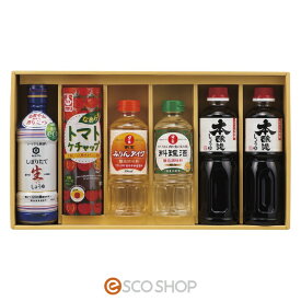キッコーマン＆調味料バラエティセット醤油 料理酒 みりん ケチャップ 醤油 ギフト 送料無料 メーカー直送 代引不可 同梱不可