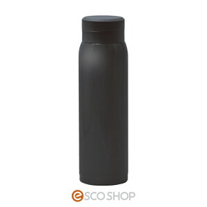 スクリュー栓マグボトル 500ml保温 保冷 水筒 ステンレス ブラック ギフト お祝い返し メーカー直送 代引不可 同梱不可