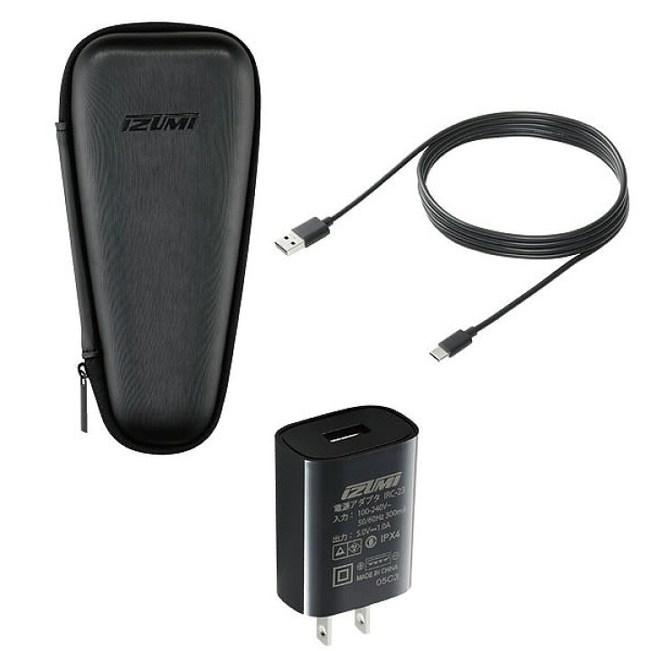 楽天市場】IZUMI IZF-E863R-S メンズシェーバー everedge 6枚刃 