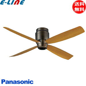 パナソニック シーリングファン SP7073 DCモーター 傾斜天井 木目 おしゃれ シンプル シーリングファン 照明 Panasonic 「送料無料」