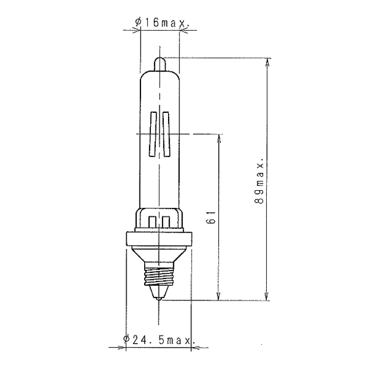 楽天市場】［5個セット］岩崎電機 iwasaki JD220V250W/P/M ミニ
