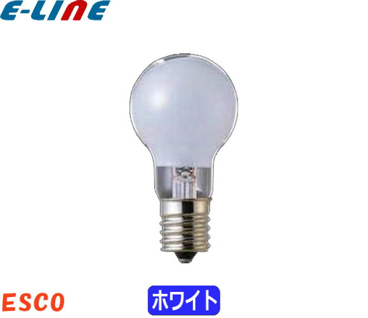 楽天市場】ミニクリプトン電球 Esco KR110V36WW 36ワット 40形 ガラス 