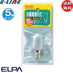 [5Zbg]ELPA Gp G-25H(F) ①Ɍɓ 15W E17 S55mm oua22mm 110V tXg  1500 dFuv