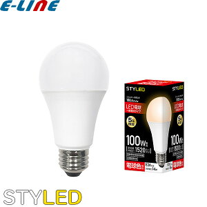 ȃGl  LEDd^STYLED X^Ch HA15T26LS1 100W` dF Ή E26 14.0W ߓd (LDA14LGK100EW)u敪Av