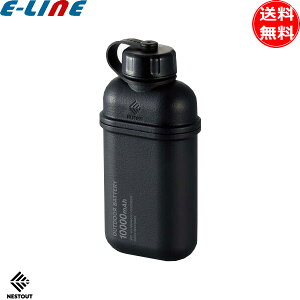 �G���R�� ELECOM DE-NEST-10000 NESTOUT ���o�C���o�b�e���[(10000mAh/20W/C×1�{A×1) �u���b�N BK �u���������v