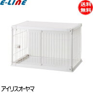 アイリスオーヤマ インテリアウッディサークル PIWS-960WH ケージ ゲージ ペット犬 piws960wh ホワイト「…
