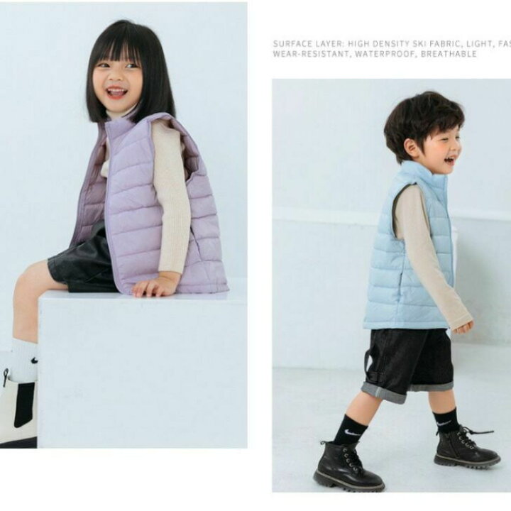 楽天市場 値下げ 子供ダウンベスト キッズダウンベスト 子供 キッズ ダウンベスト 子供服 ベスト キッズベスト トップス 冬アウター 防寒 男の子 女の子 暖かい 軽い 軽量 羽毛 90 ダウン 秋 冬 秋冬 7色 110cm 1cm 130cm 140cm 150cm 160cm E S E Labo