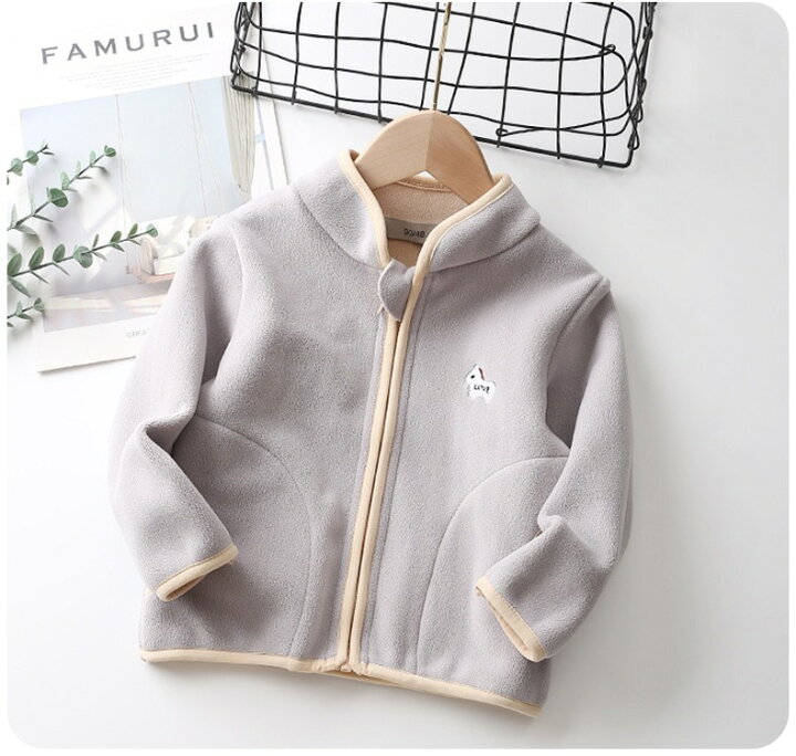 楽天市場 キッズ フリースジャケット こども 子供 キッズ 冬服 フリース 暖かい 送料無料 韓国ファッション アウター ブルゾン ジャケット ジャンパー フードなし ベビー ベビー服 かわいい かっこいい 女の子 男の子 登園 通学 E S E Labo