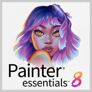 最新作初心者向けの本格ペイントソフトプロのアーティストが使う絵画制作ソフト「Painter」の機能を限定し、お求めやすくしました。  Painter Essentials ダウンロード版  