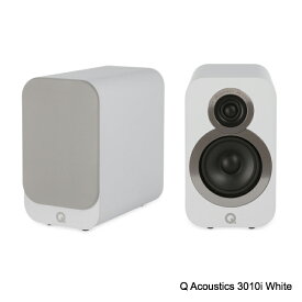 Q Acoustics【キューアコースティックス】3010i white パッシブスピーカー1ペア　ブックシェルフ【正規品・新品】