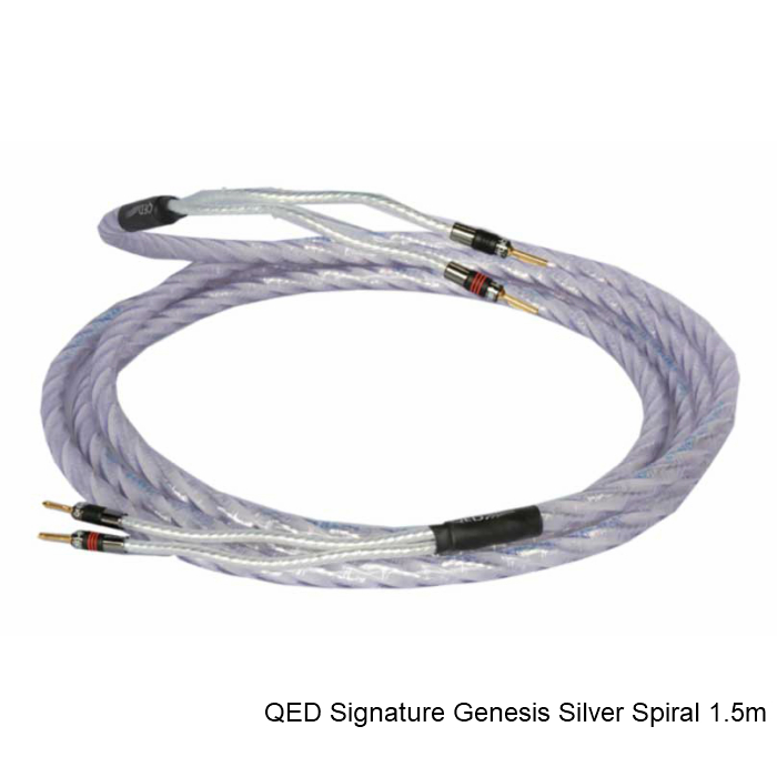 QED Signature Genesis Silver Spiral 完成品 1.5m ペア | ESFストア 楽天市場店