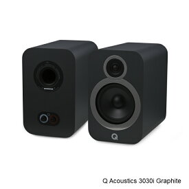 Q Acoustics【キューアコースティックス】3030i グラファイト パッシブスピーカー1ペア　ブックシェルフ【正規品・新品】