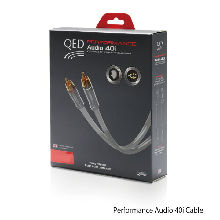 楽天市場】QED Performance Audio40i 1mペア RCAケーブル : ESFストア  