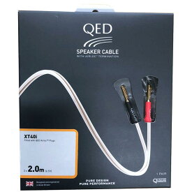 QED REFERENCE XT40i 2mペア 完成品　スピーカーケーブル