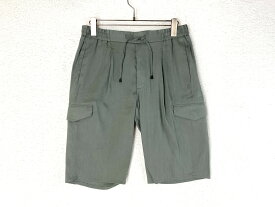 giab's ARCHIVIO ジャブスアルキビオ SF TIZIANO SH-A3727 リネン混ミリタリーイージーショーツ 未使用 48 グリーン