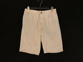 giab's ARCHIVIO ジャブスアルキビオ DELLA ROBBIA SH-A4362 リネン混1タックイージースラックスショーツ ハーフパンツ 未使用 48 ベージュ