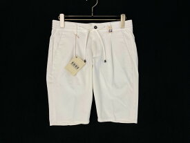 giab's ARCHIVIO ジャブスアルキビオ MAGNIFICO-A3573 1タックイージースラックスショーツ ハーフパンツ 未使用 44 ホワイト