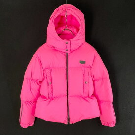DUVETICAデュベティカ MARA ウエストシャーリングロゴワッペンダウンジャケット 未使用 40 ショッピングピンク