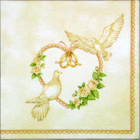 手芸用品 デコパージュ ペーパーナプキン デコパージュ用 ペーパー ペーパーナフキン Peace & Heart