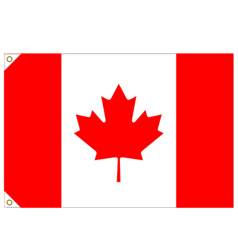 記念式典の必需アイテム!  カナダ国旗 120cm幅 エクスラン