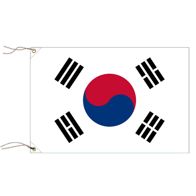 記念式典の必需アイテム 万国旗 送料無料（一部地域を除く） 世界の国旗 105cm幅 お得クーポン発行中 大韓民国 国旗