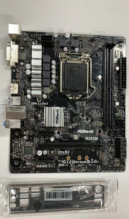 楽天市場】☆未使用品☆マザーボード ASRock B360M LGA115X アスロック  
