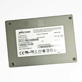 Micron RealSSD C400 2.5インチ 128GB SATA 6GB/S 9mm 内臓SSD　増設SSD　送料無料【中古】