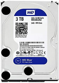 【新品】送料無料★3.5インチ内蔵HDD WD Blue 3TB Desktop Hard Disk Drive 5400RPM SATA 6Gb/s 64MB Cache 3.5 Inch WD30EZRZ デスクトップパソコン用ハードディスク 3000GB 内蔵 交換HDD★3か月保証