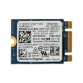 ★送料無料★Western digital PC SN520 NVMe 128GB SSD PCIe GEN3*2 SDAPTUW-128G-1012 M.2 SSD【中古】