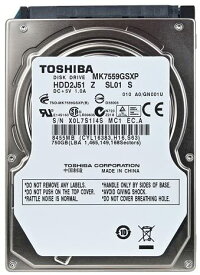 新品★送料無料★TOSHIBA HDD 東芝 2.5" MK7559GSXP 750GB 5400RPM SATA 内蔵ハードデスク 交換HDD★3か月保証